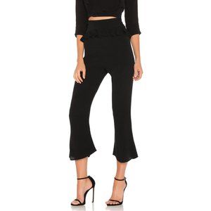 NWT For Love & Lemons Crepe Ruffle Pants